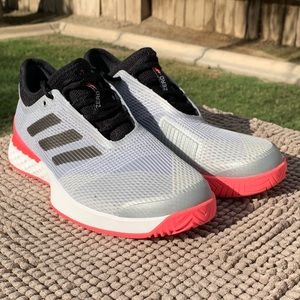 Adidas Adizero Ubersonic 3.0 Tennis Matte Silver